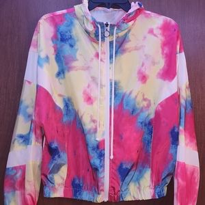 Tiedye Jacket (silk like fabric)